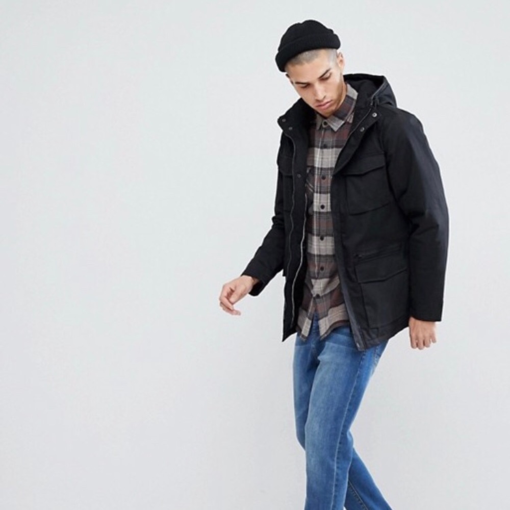 Brave Soul 4 Pocket Hooded Jacket - Men’s